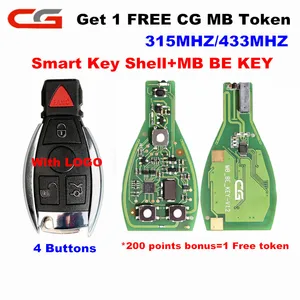 Оригинальный смарт-ключ CG CGDI MB BE KEY PRO(1 Free MB tok), 433315 МГц, переключатель V1.2, 34 кнопки с логотипом для Mercedes-benz
