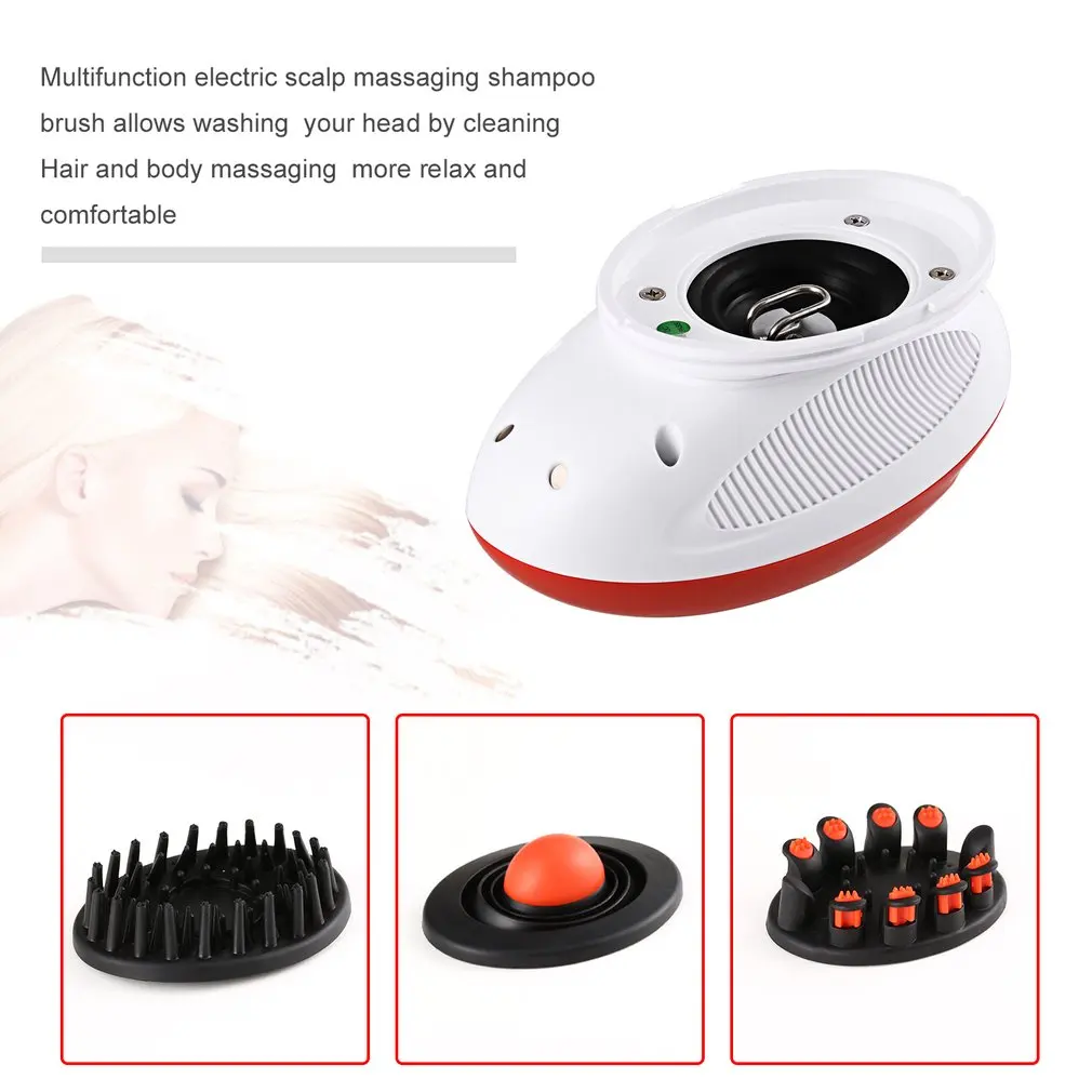 

Multifunction Lightweight Waterproof Electric Scalp Massaging Shampoo Brush Tool With Rechargeable Built-in Battery Home Care