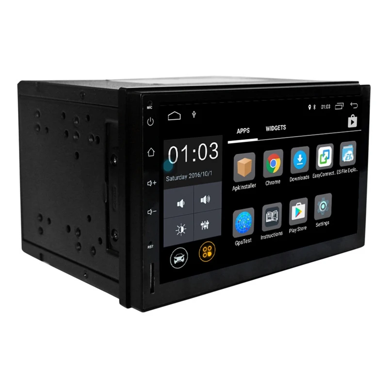 Автомобильное радио-стерео Android 8.0 2Din с 7-дюймовым емкостным экраном, HD GPS-навигацией, Bluetooth, USB-портом, SD-плеером, 1 Гб DDR3 + 16 Гб NAND.