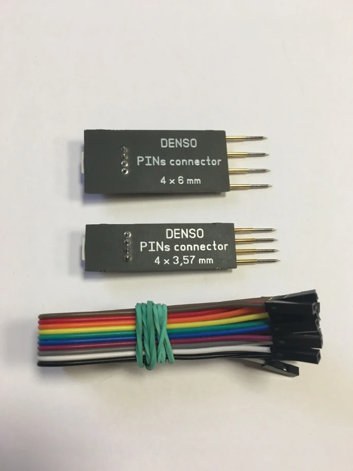 denso pin Программное обеспечение для коррекции одометра MTool V1.34 полный набор ключ+ адаптер Denso+ контактный кабель Denso, поддерживаемый OBD, M-bus - Цвет: denso pin