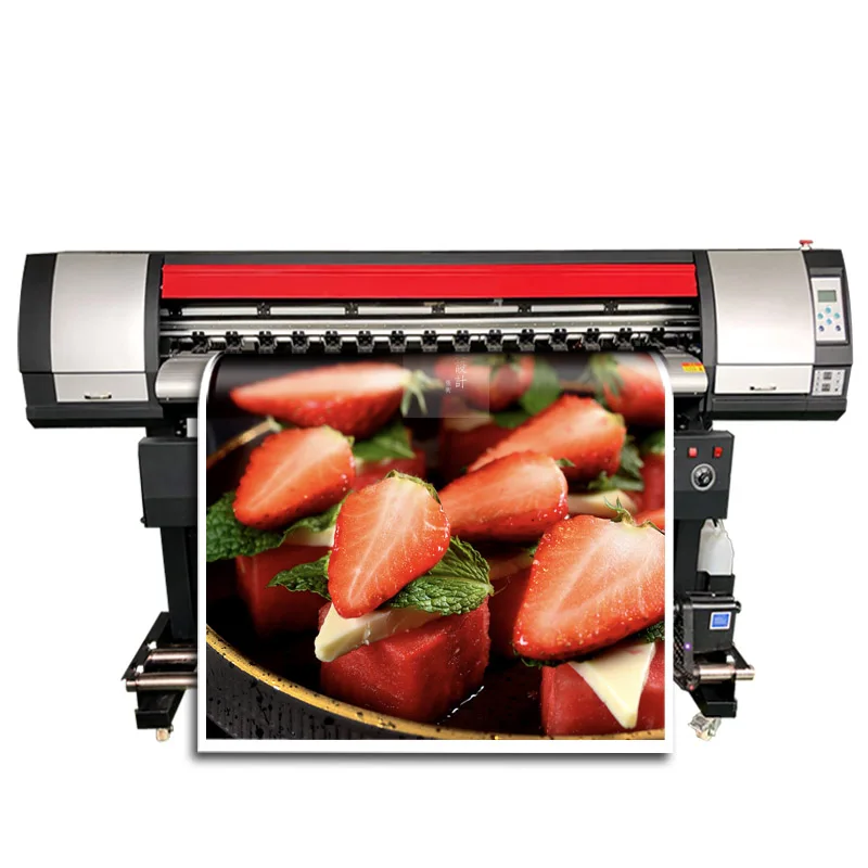 Широкоформатная струйная печатная машина для баннерной автомобильной обертки и