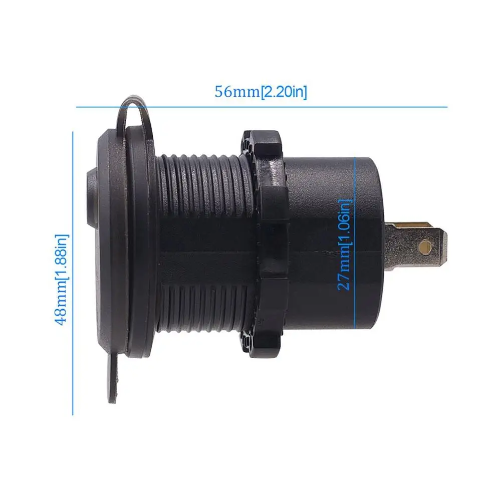 Автомобильный цифровой вольтметр 12 в водонепроницаемый измеритель Вольт USB