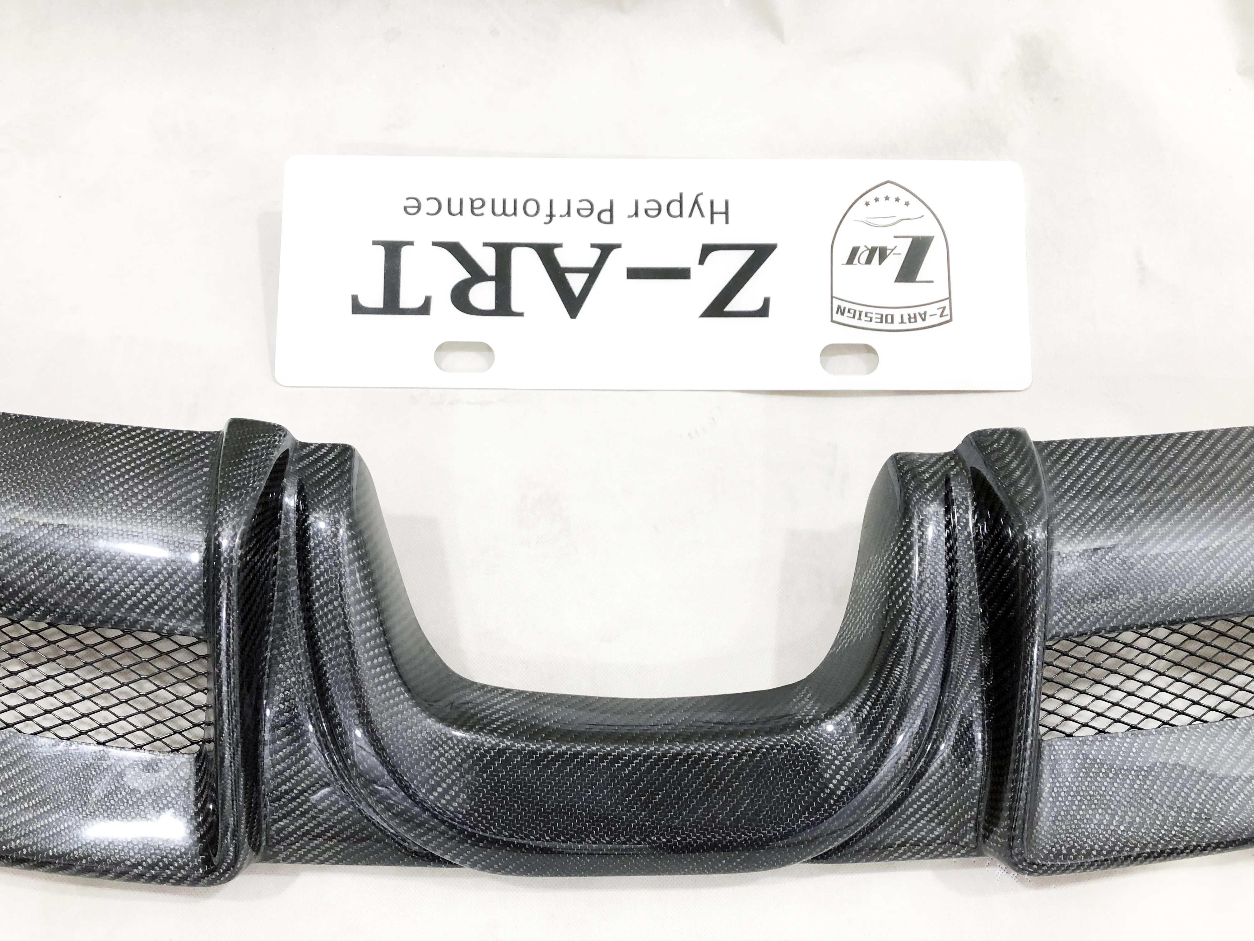 Задний диффузор Z-ART из углеродного волокна для Boxster 2016-2020 задняя губа Cayman 718 задний