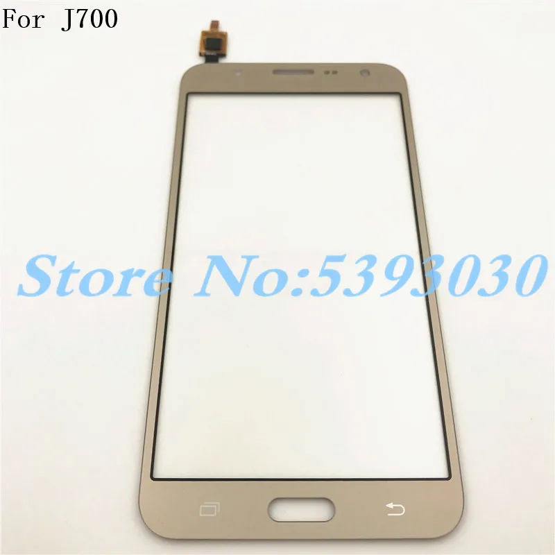Высококачественный сенсорный экран 5 дюйма для Samsung Galaxy J7 2015 J700 Duos дигитайзер
