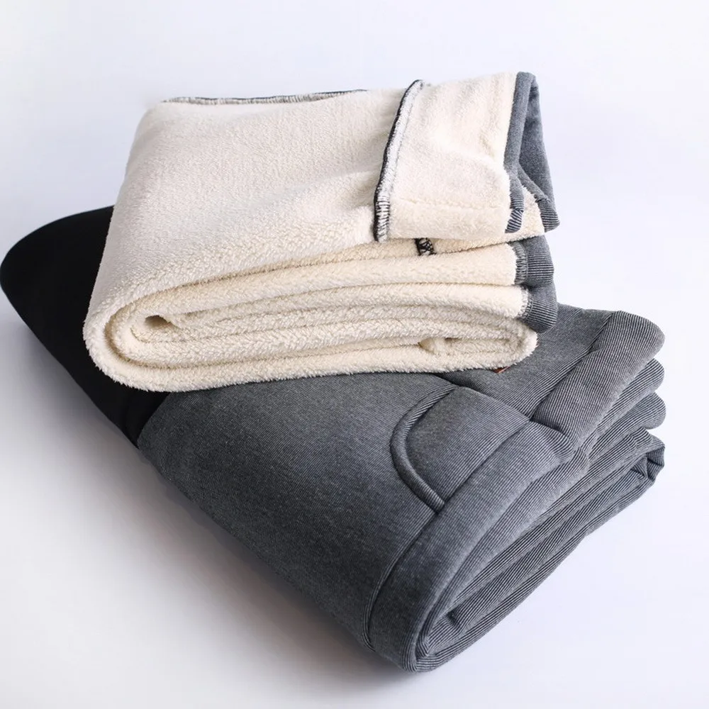 BEFORW 2021 Office Lady Pencil Pants Winter Warm Trousers High Waist Stretch Pants Women Casual Thick Skinny Fitness Leggings