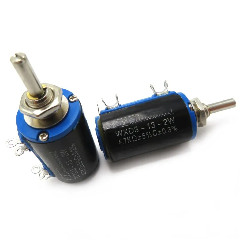 2 шт. WXD3 13 2W 1K ohm Вт Электрический поворотный боковой многооборотный проволочный