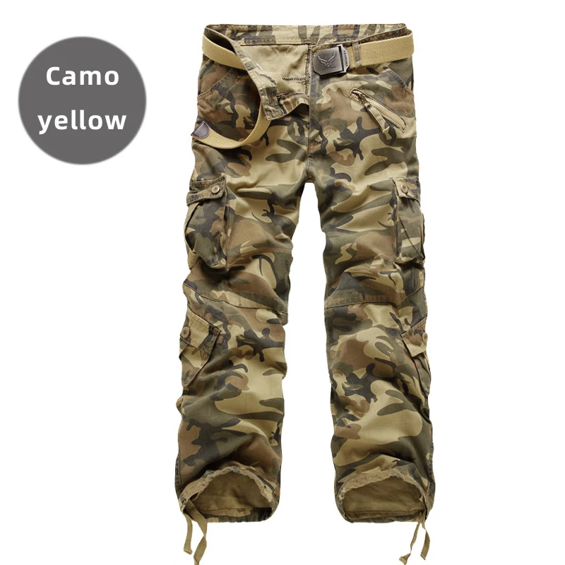 

Cargo Pants Men 2020 New Camouflage Trousers Casual Multi-pocket Army Work Combat Pants Mens Military Cargo Pants Plus Size