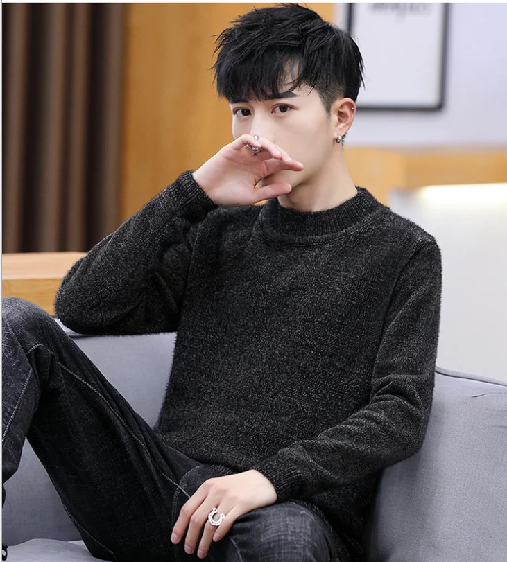 

2020 autumn and winter new men's fashion simple compassionate 8975