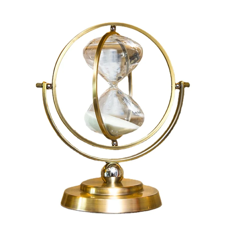 

Hourglass Sand Timer Creative Luxury Ornaments Home Modern Decoration Art Nordic Style Ornaments Crafts Supplies Friend Gift B