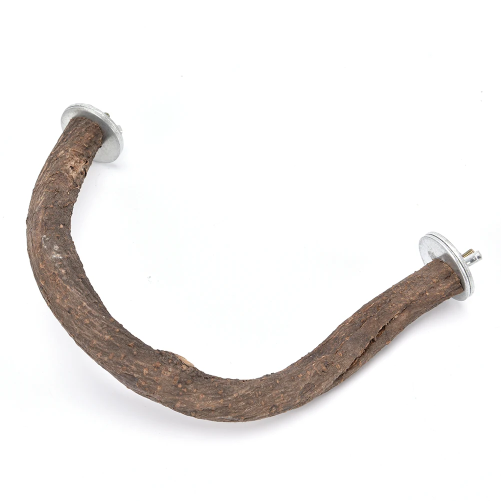 1 шт. деревянная вилка Parrot Raw для домашних животных ветка дерева стойка попугаев