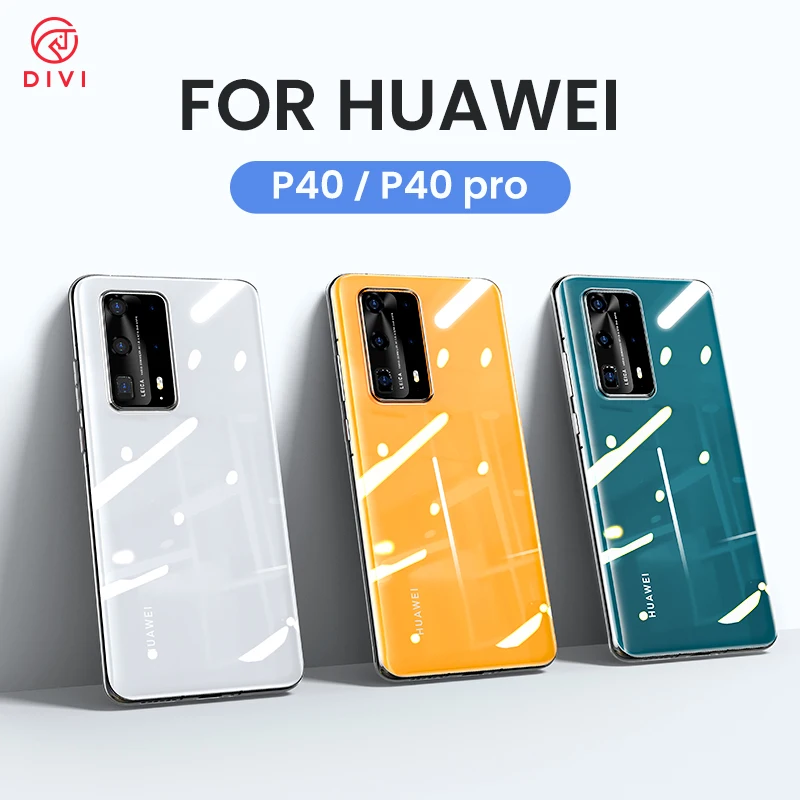 DIVI чехол для телефона huawei P40/P40 Pro Ультратонкий Мягкий силиконовый из ТПУ P40