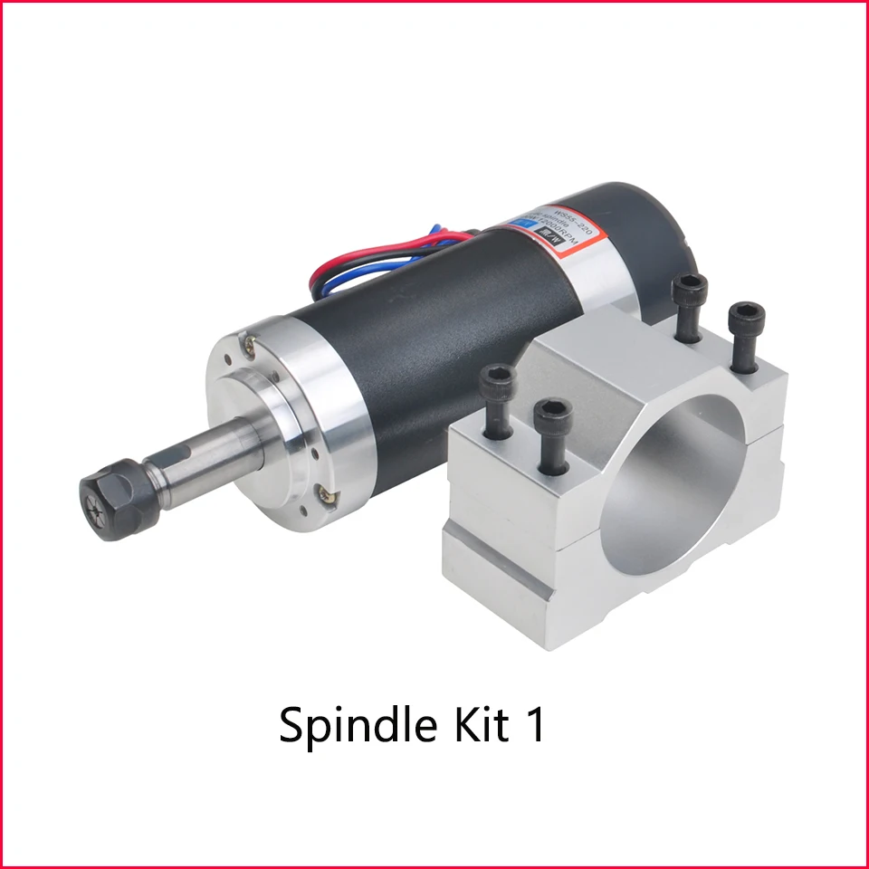 Бесщеточный электродвигатель вращения шпинделя 500 Вт с воздушным охлаждением