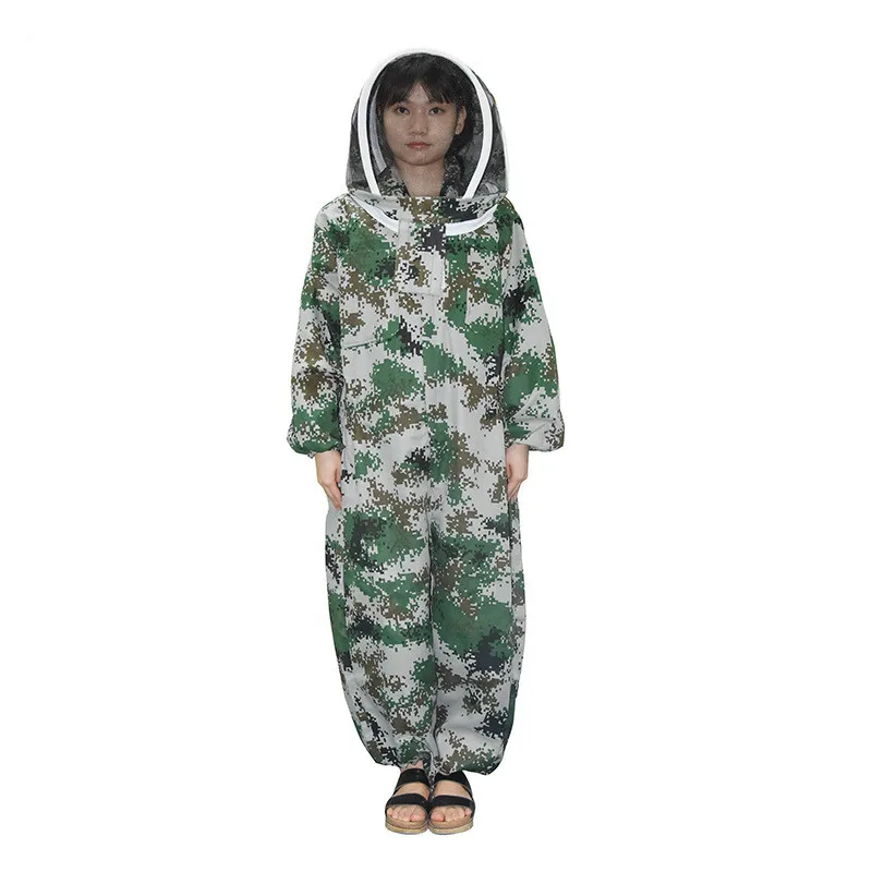 Дезерт камуфляж один кусок анти пчела костюм космическая шляпа съемный дышащий