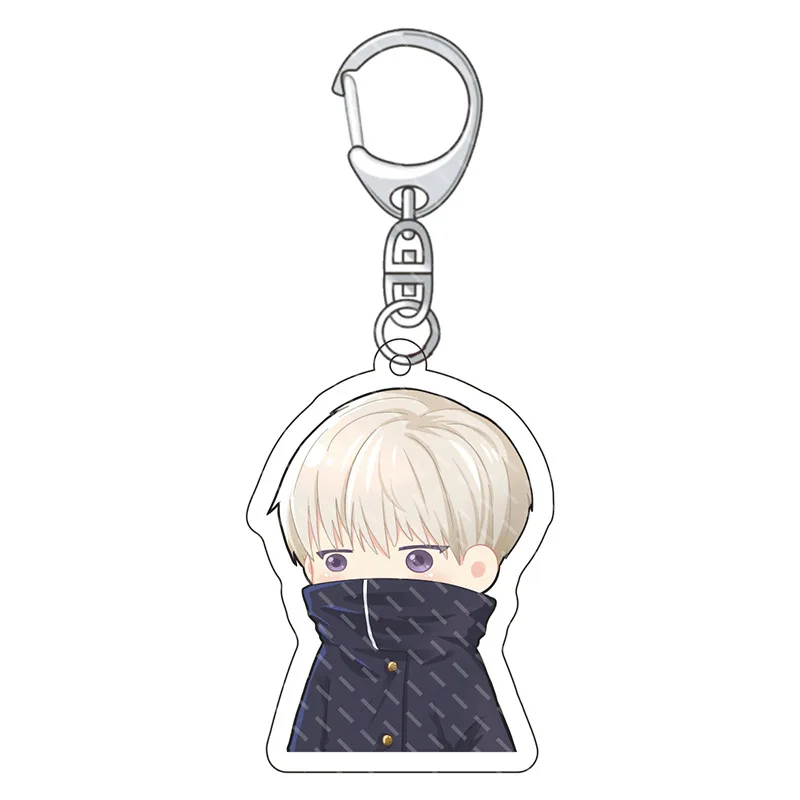 

New Hot Anime Jujutsu Kaisen Keychain Pendant Student Backpack Key Chain Give Friend Key Ring Christmas Birthday Gift