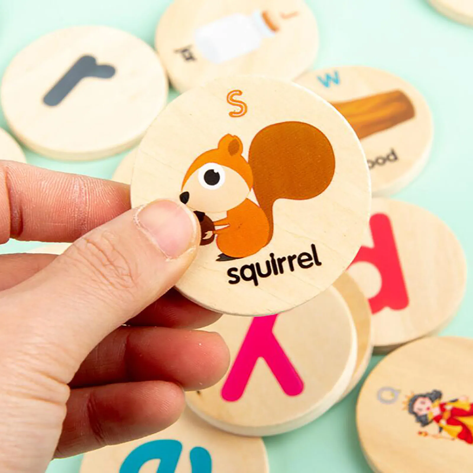 Деревянные Детские обучающие игрушки для правописания подходящие игры с буквами