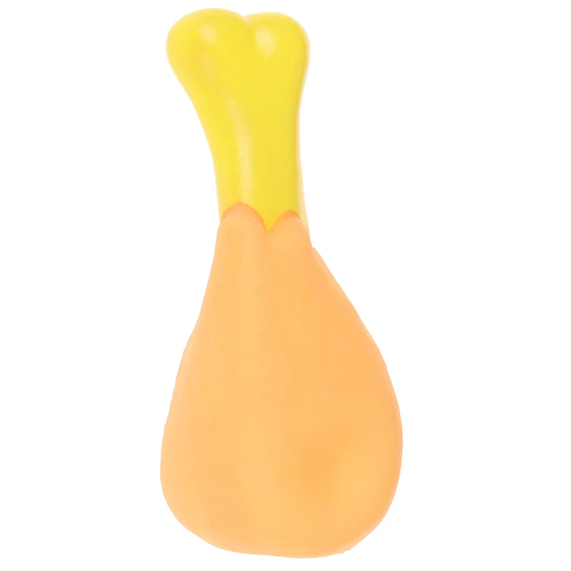 Pet резиновая игрушка для собаки курица нога щенок Звук пищалка жевательные