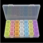 5D DIY алмазная живопись Инструменты 28 ячеек Алмазная шкатулка Стразы Вышивка Кристалл бисер коробка для хранения аксессуары контейнер