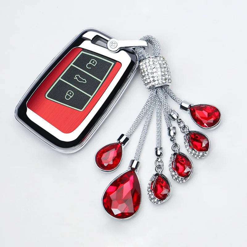 Чехол для автомобильного ключа из алюминиевого сплава Volkswagen 2017 2019 Magotan B8L CC Passat B8