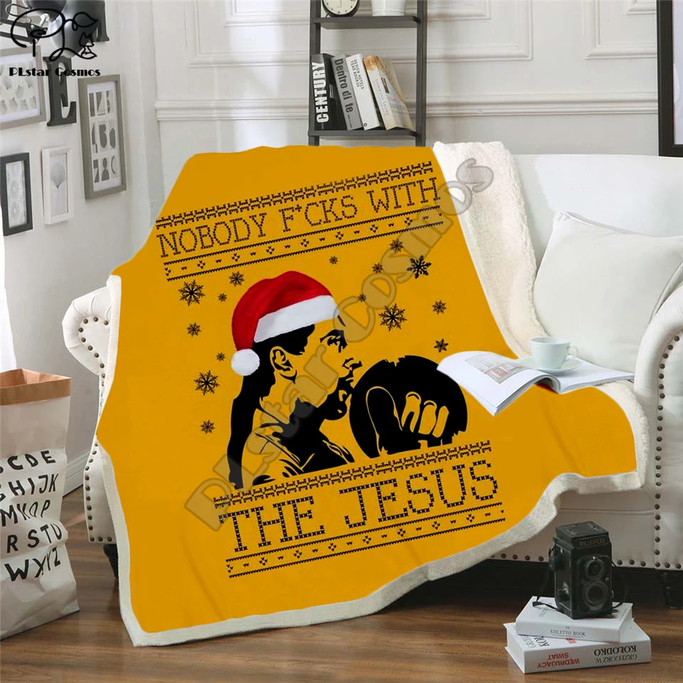 Plstar Cosmos Рождество и искусство 3D печать шерпа одеяло на кровати дети девочка