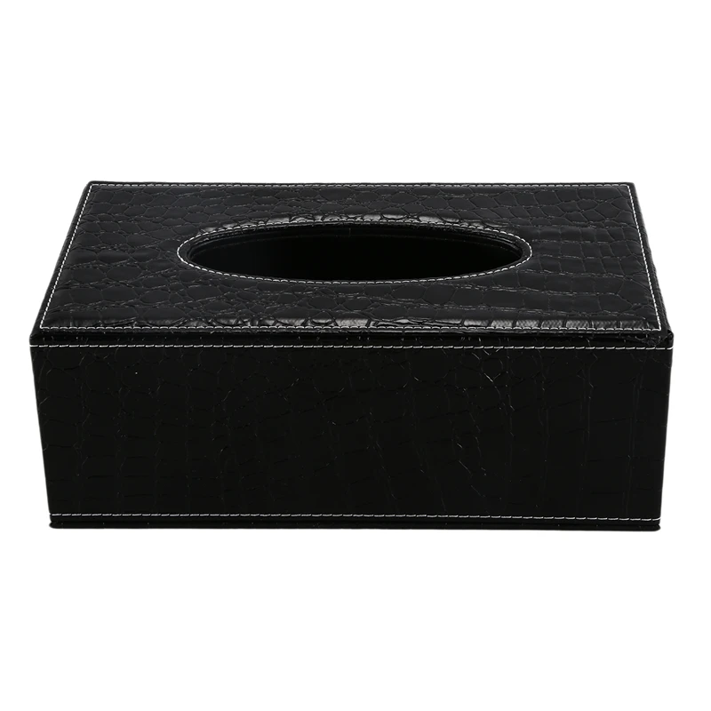 Прочный домашний автомобильный прямоугольник из искусственной кожи коробка для