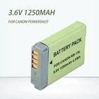 NB 13L NB13L NB-13L Батарея 1250 мАч, зум-объектив для Canon PowerShot G7 X Mark II G7X PM165 G5 X G5X G9 X G9X SX620 SX720 HS батареи