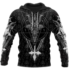 Толстовка с капюшоном в виде пентаграммы для мужчин и женщин, свитшоты в готическом стиле с рисунком сатаны, худи в стиле хип-хоп, осень-весна