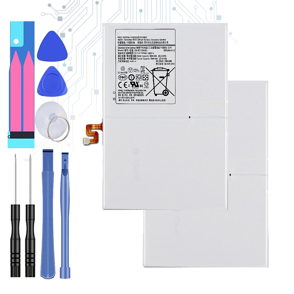 

EB-BT725ABU 7040mAh аккумулятор для планшета для Samsung Galaxy Tab S5e T720 T725C
