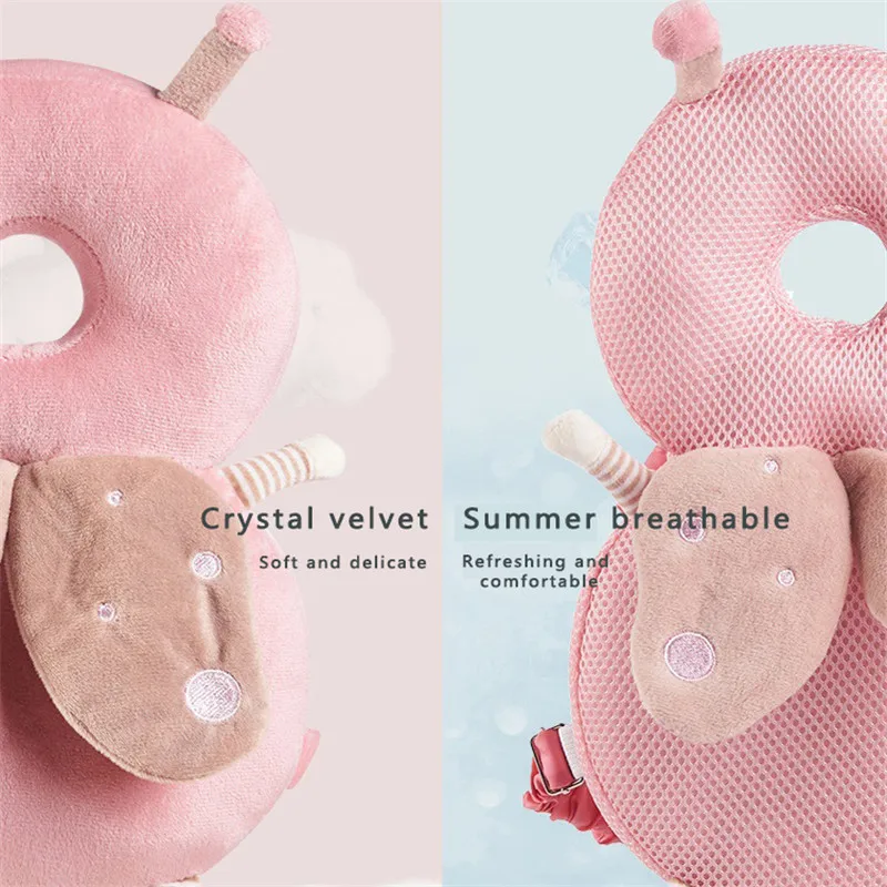 Детская подушка для новорожденных с милыми животными детская защиты головы