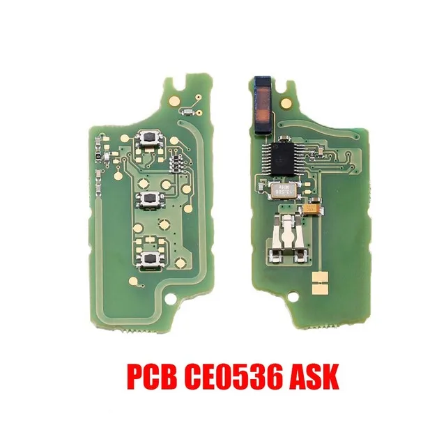 

QWMEND CE0523 CE0536 for Peugeot Key PCB 3 Buttons Car Key Circuit Board for Peugeot 407 407 307 308 607 For Citroen C2 C3 C4 C5