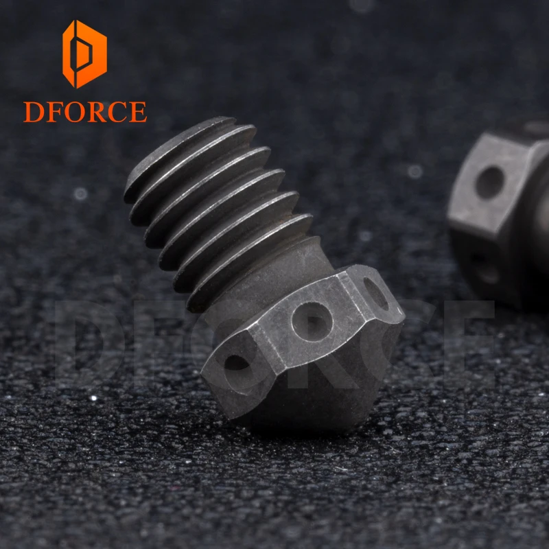 DFORCE закаленная сталь T V6 сопла высокой температуры 3D принтер PEI PEEK углеродное