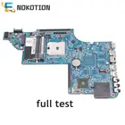 NOKOTION 665282-001 для HP Pavilion DV6 DV6-6000 материнская плата для ноутбука fs1 DDR3 полный тест