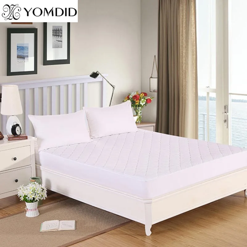 Белый коврик для матраса толстый защитный чехол 100% защита клеветовый