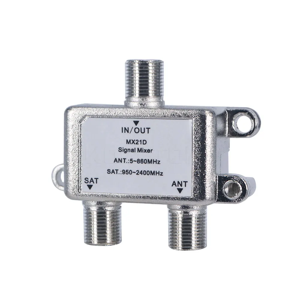 Двойной порт 2 в 1 двусторонний ТВ-сигнальный спутниковый коаксиальный диплексер