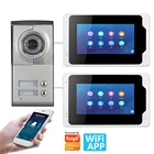 SmareYIBA Wi-Fi Беспроводной видео-телефон двери внутренной связи Системы Водонепроницаемый видео домофон ИК Ночное видение для 2 квартиры безопасности