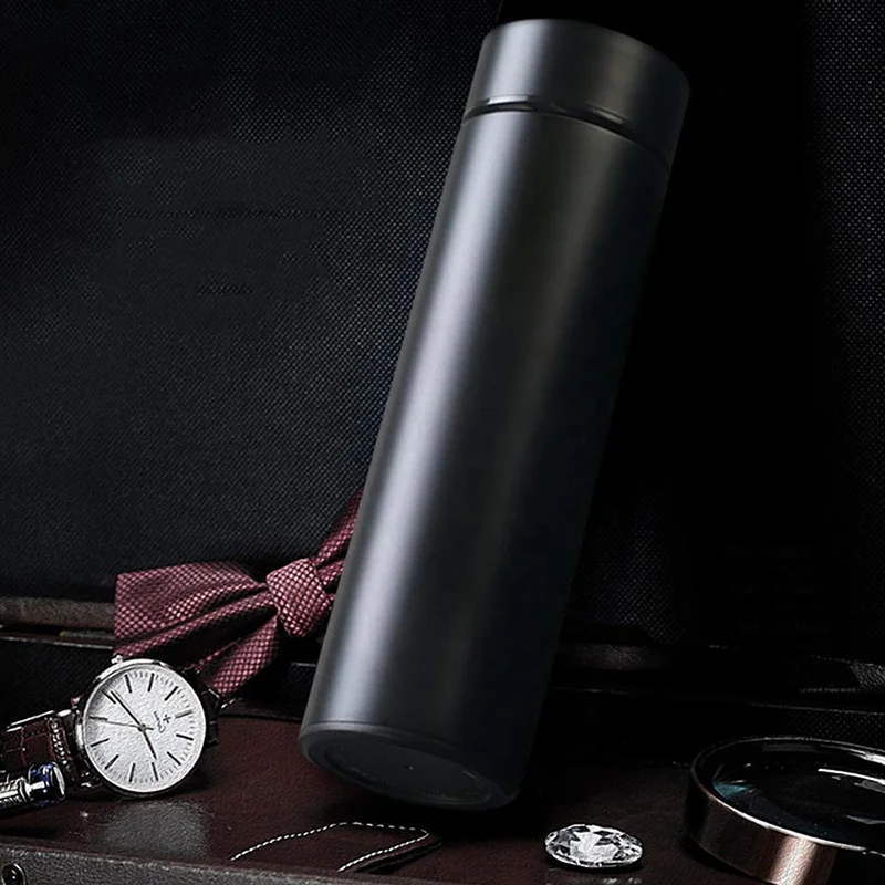 Умная вакуумная Изолированная бутылка для воды Tumblers светодиодный ным
