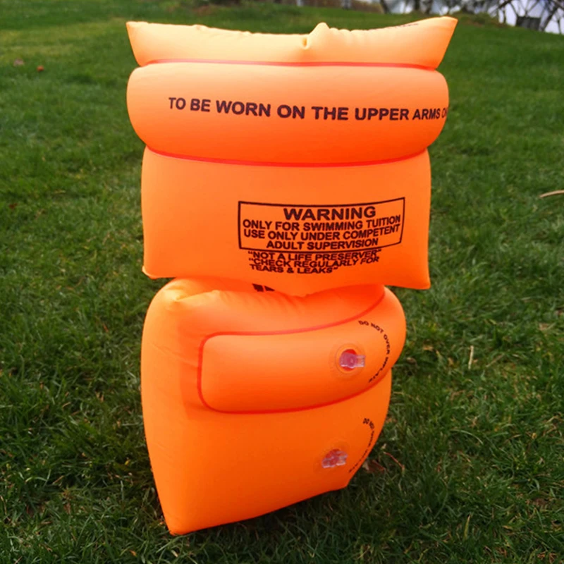

Life Buoy Life Jackets Swim Arm Band Safe Inflatable Roll Up Armbands Floatie Water Wing For Water Safety Products