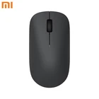 Оригинальная ультратонкая Беспроводная USB-мышь Xiaomi 2,4 ГГц 1000 точекдюйм, эргономичная оптическая Бесшумная портативная игровая мышь для ноутбука