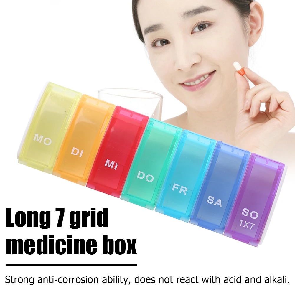 

1 шт., органайзер для хранения таблеток, 7 дней