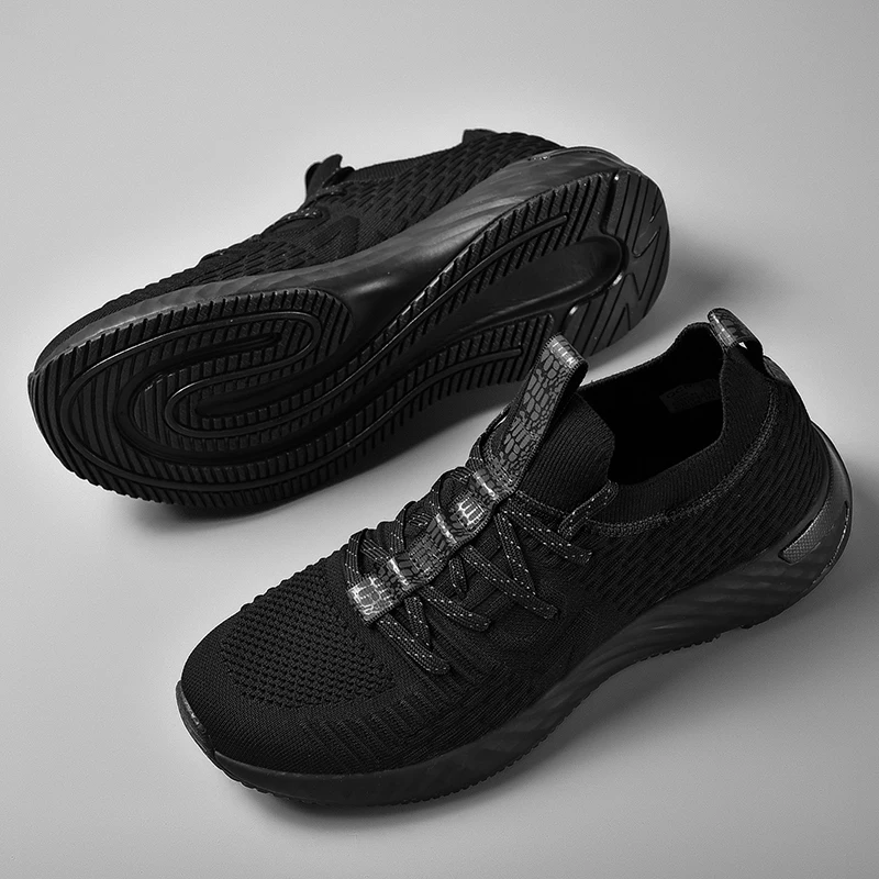 

Мужская Спортивная обувь 2021, легкие Нескользящие сетчатые Дышащие Модные Повседневные туфли на мягкой подошве, удобные уличные кроссовки д...