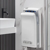 fully automatic hand dryer automatic sensor hotel bathroom hot and cold switching high speed jet type hand drying machine