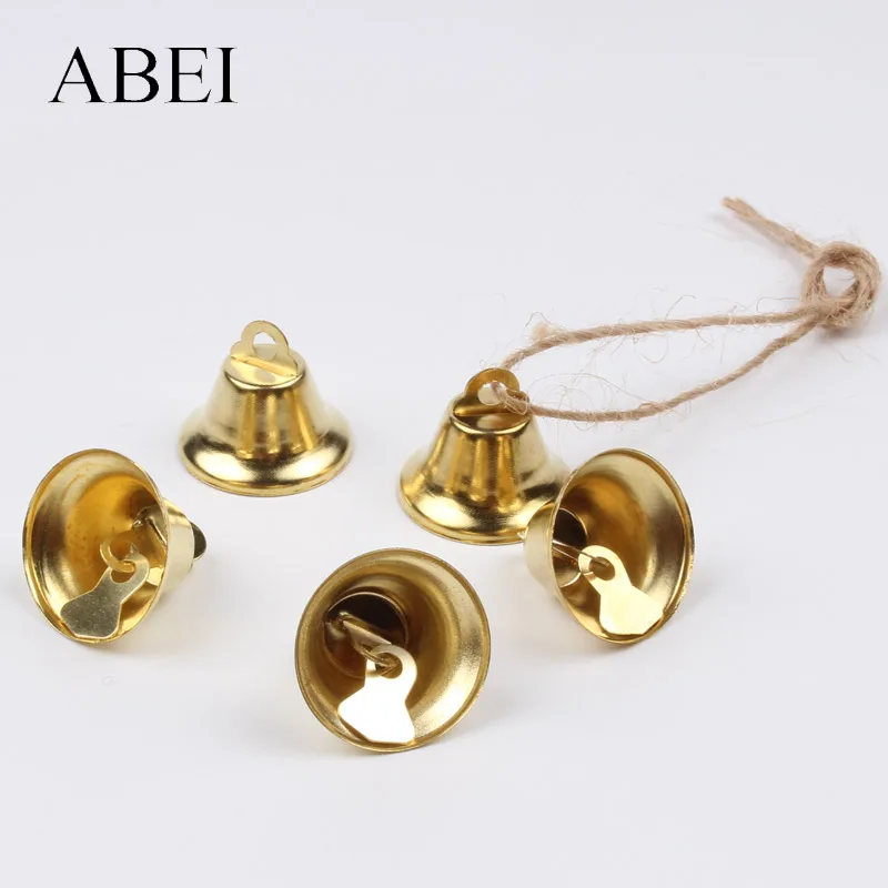 20mm 20pcs Gold Gingle Bell Metalic bells For Wedding party Home Christmas Decoration | Дом и сад