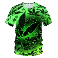 interesting natural weeds cool fresh green weeds leaves fully printed 3d t shirts cool unisex tops t shirts summer clothes