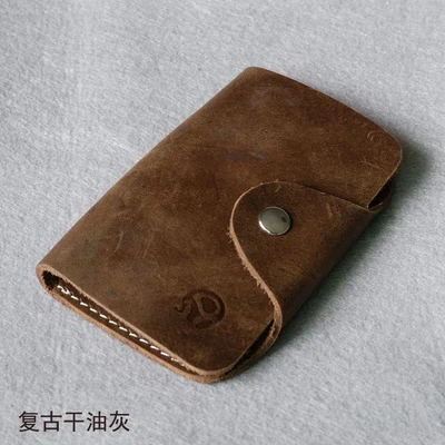 Новинка корова натуральная кожа CarKey кошельки для мужчин держатель ключница ключи женщин брелок чехлы на молнии сумка для ключей - Цвет: The picture color