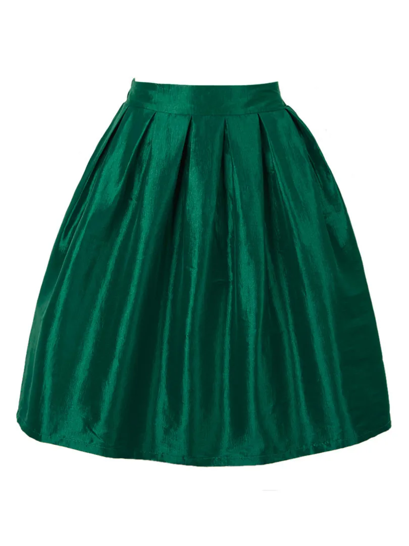 Женская мини-юбка со складками трапециевидная повседневная короткая юбка