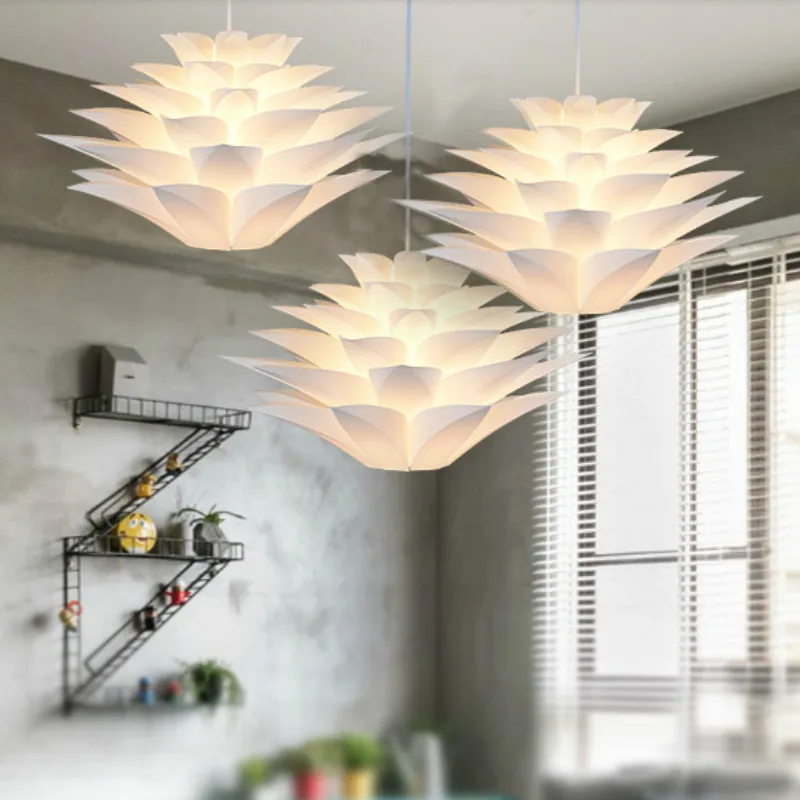 Лотос Led подвесные светильники DIY подвесной светильник современный прикроватный