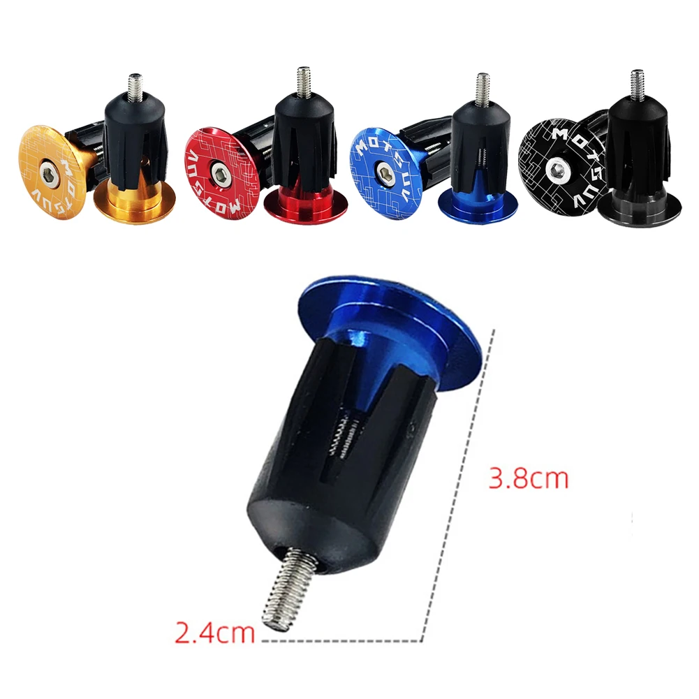 

Aluminum Alloy Bicycle Handlebar Bar Biking PortableDustproof Cycling Parts End Plugs Biking PortableDustproof Cycling Parts