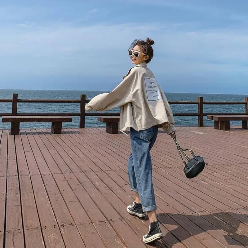 Куртка женская Солнцезащитная короткая тонкая свободная уличная одежда в стиле