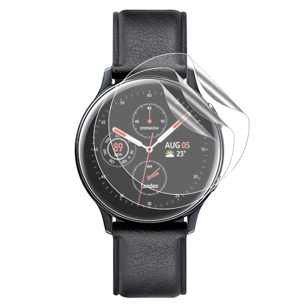 3 упаковки для Samsung Galaxy Watch Active2 40 мм/44 мм Smart 5H TPU Nano Anti-shock Высокое разрешение