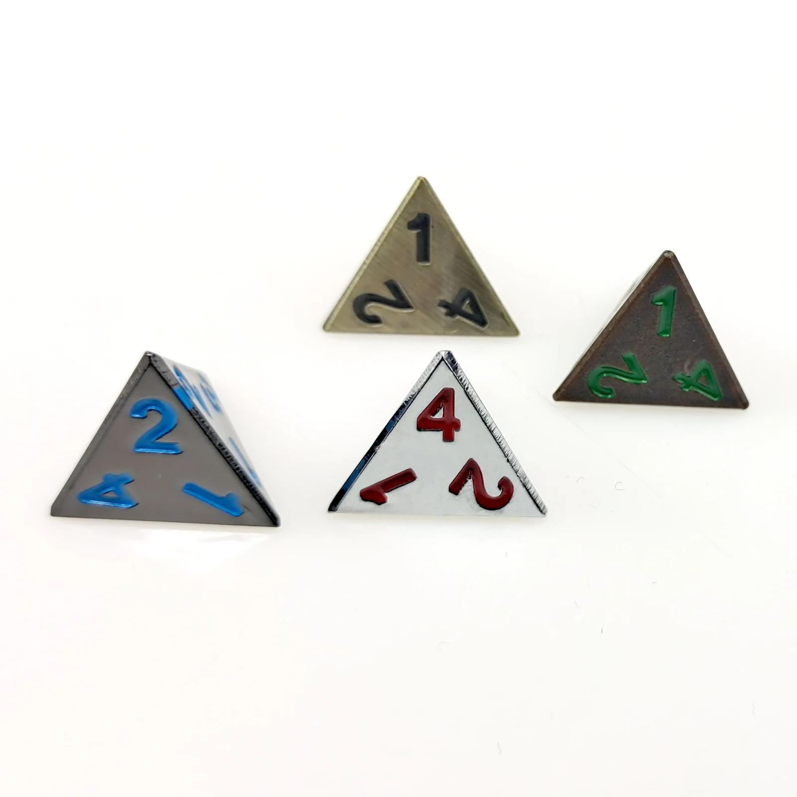 

Rollooo Single Metal Dice 4 Sided D4's
