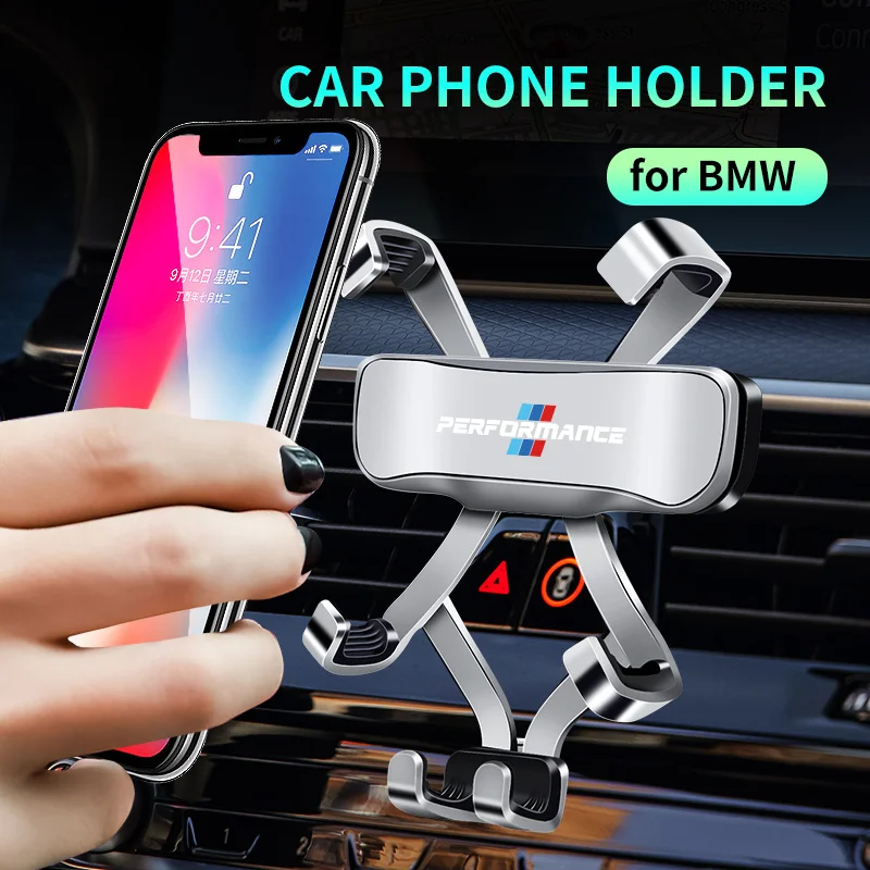 

Air outlet mobile phone holder for car Anti-skid auto GPS phones stand for BMW 1 2 3 5 6 7series holder phoner Car accessories